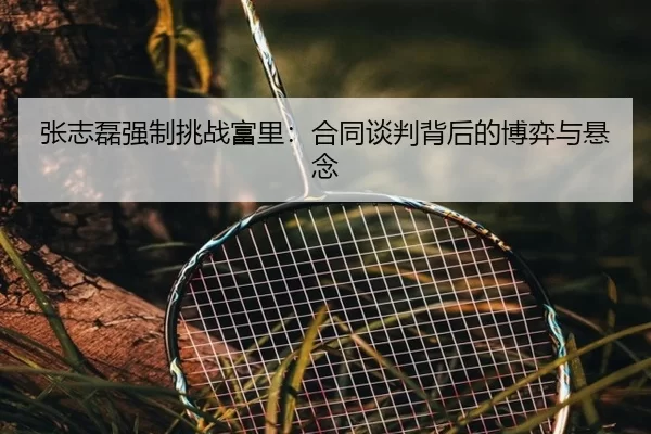 张志磊强制挑战富里：合同谈判背后的博弈与悬念